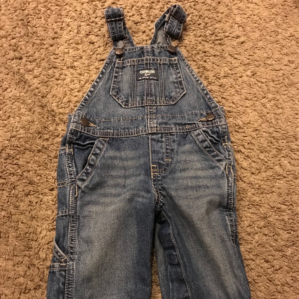 12 month denim overalls
